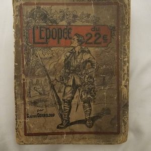 RARE Antique L'Epopèe Book Circa 1919